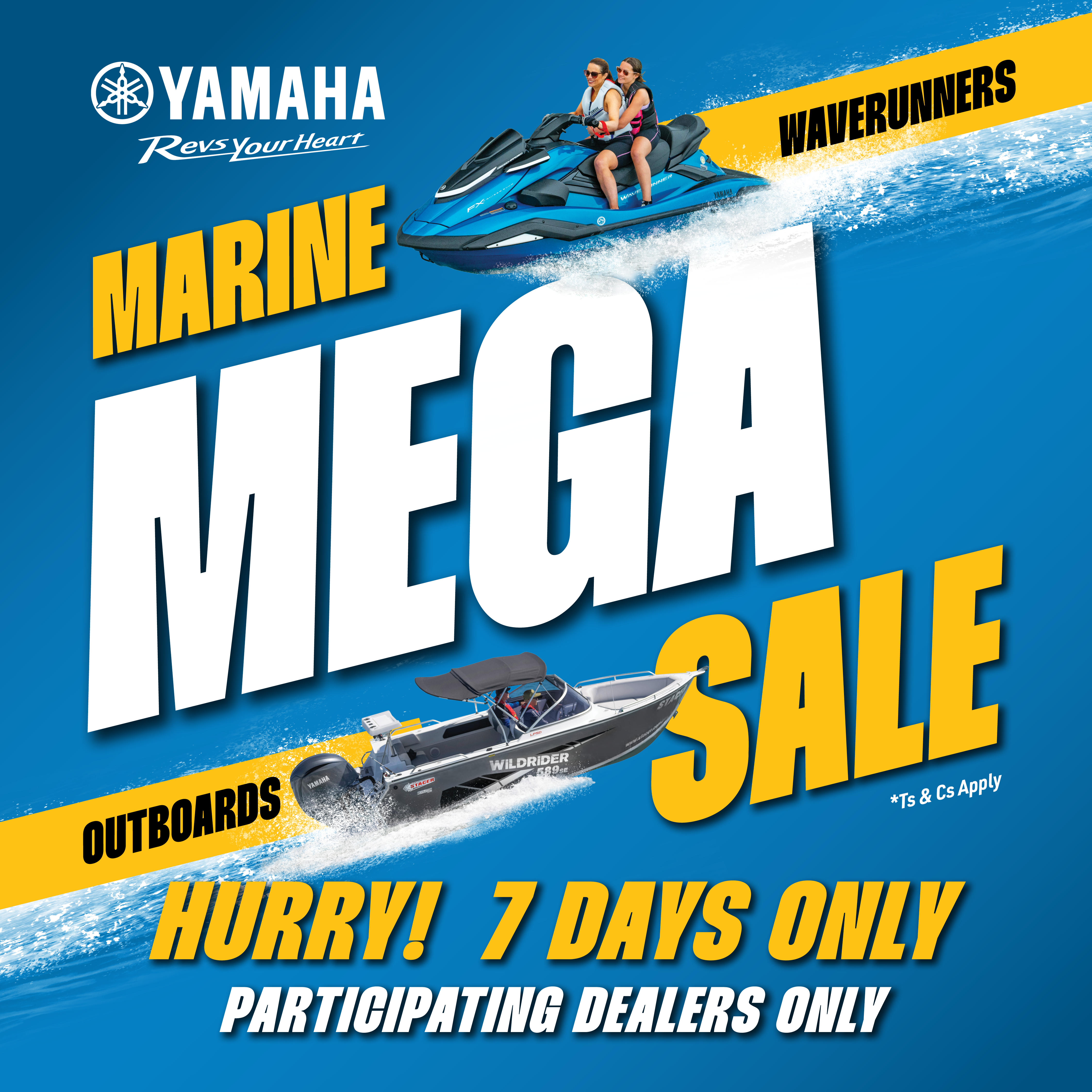Yamaha Marine Mega Sale Returns to Lewis Marine – 7 Days of Unbeatable Savings!